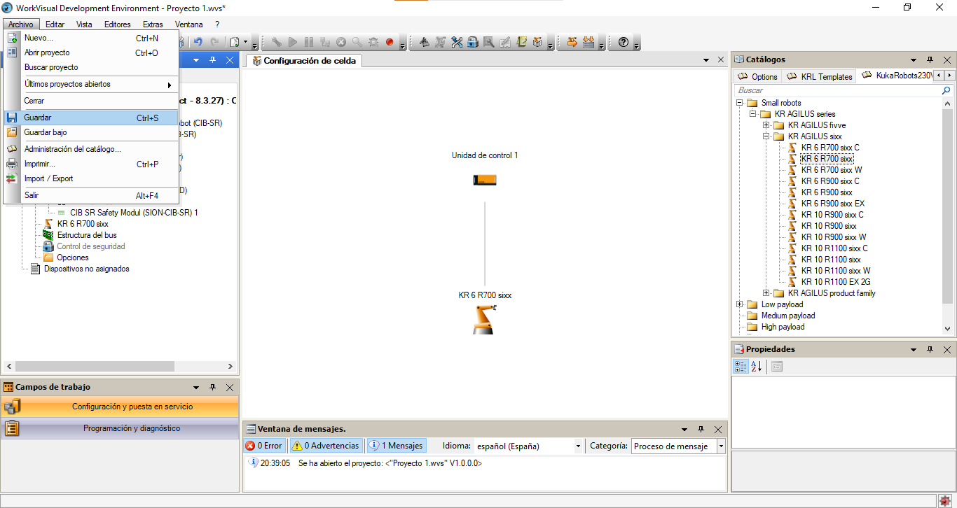 DISEÑAR y PROGRAMAR con WORK VISUAL 4.0 DEVELOPMENT ENVIRONMENT ...